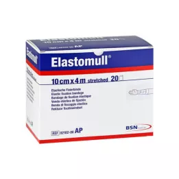 ELASTOMULL 10 cm x 4 m elastische bevestigingsband, 20 st