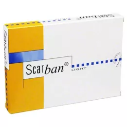 SCARBAN Licht siliconenverband 5x7,5 cm, 2 stuks