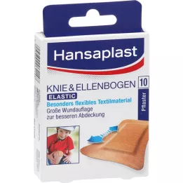 Hansaplast Elastische bestrating knie & elleboog, 10 st