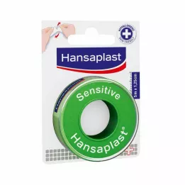 HANSAPLAST Fixatiepleister Sensitive 1,25 cm x 5 m, 1 stuk