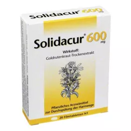 SOLIDACUR 600 mg filmomhulde tabletten, 20 stuks
