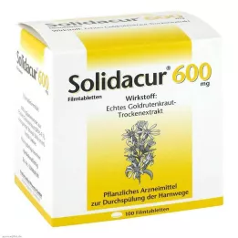 SOLIDACUR 600 mg filmomhulde tabletten, 100 stuks