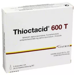THIOCTACID 600 T oplossing voor injectie, 5X24 ml
