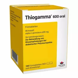 THIOGAMMA 600 orale filmomhulde tabletten, 100 stuks