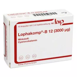 LOPHAKOMP B12 3.000 μg injectieoplossing, 10X2 ml