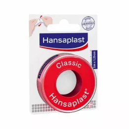 HANSAPLAST Fixatiepleister Classic 1,25 cm x 5 m, 1 stuk