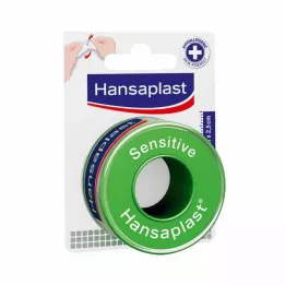 HANSAPLAST Fixatiepleister Sensitive 2,5 cm x 5 m, 1 stuk