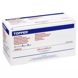 TOPPER Schlitzkompr.5x5 cm steriel, 20X5 st