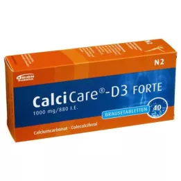 CALCICARE D3 forte bruistabletten, 40 stuks