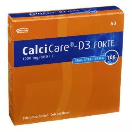 CALCICARE D3 forte bruistabletten, 100 stuks