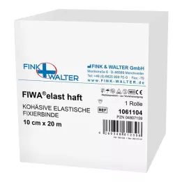 FIXIERBINDE cohesieve elastiek 10 cmx20 m wit, 1 st