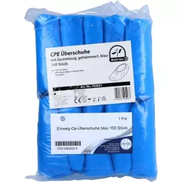 Eens op overschoenen blauw, 100 st