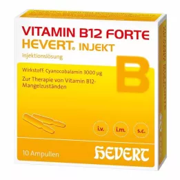 VITAMIN B12 HEVERT forte Injekt ampullen, 10X2 ml