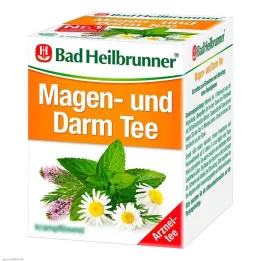 BAD HEILBRUNNER Maag- en darmthee en filterzakjes, 8X1,75 g