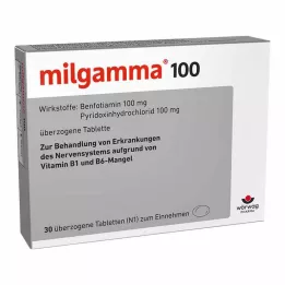 MILGAMMA 100 mg omhulde tabletten, 30 stuks