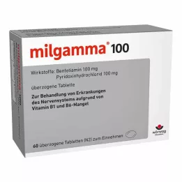 MILGAMMA 100 mg omhulde tabletten, 60 stuks