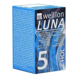 WELLION LUNA Cholesterolteststrips, 5 stuks