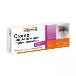 CROMO-RATIOPHARM Oogdruppels enkele dosis, 20X0,5 ml