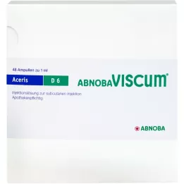 ABNOBAVISCUM Aceris D 6 ampullen, 48 stuks