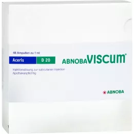 ABNOBAVISCUM Aceris D 20 ampullen, 48 stuks