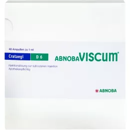 ABNOBAVISCUM Crataegi D 6 ampullen, 48 stuks