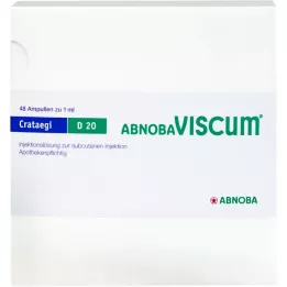 ABNOBAVISCUM Crataegi D 20 ampullen, 48 stuks
