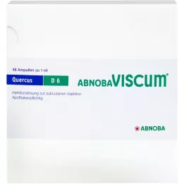 ABNOBAVISCUM Quercus D 6 ampullen, 48 stuks