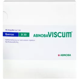 ABNOBAVISCUM Quercus D 30 ampullen, 48 stuks