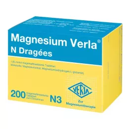 MAGNESIUM VERLA N Dragees, 200 stuks