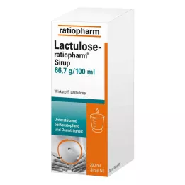 LACTULOSE-ratiopharm siroop, 200 ml