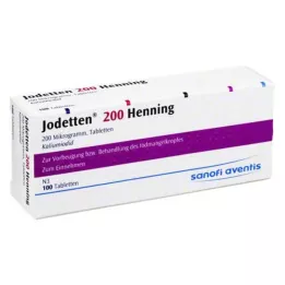 JODETTEN 200 Henning-tabletten, 100 stuks