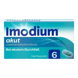 IMODIUM acute harde capsules, 6 stuks