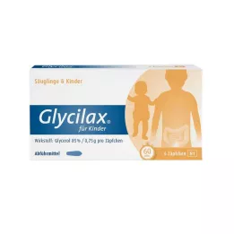 GLYCILAX Zetpillen voor kinderen, 6 stuks