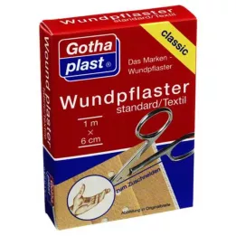 GOTHAPLAST Wondverbandstandaard 6 cm x 1 m gesneden, 1 stuk