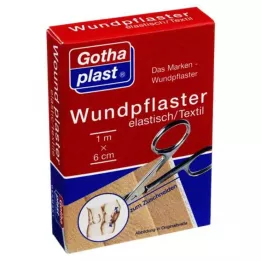 GOTHAPLAST Wondverband elastisch 6 cm x 1 m gesneden, 1 stuk