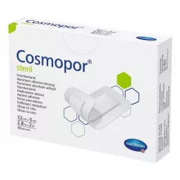 COSMOPOR steriel wondverband 5x7,2 cm, 10 stuks