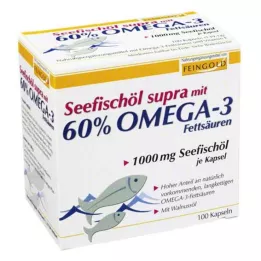 SEEFISCHÖL Supra met 60% Omega-3 vetten, zachte capsules, 100 stuks
