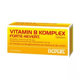 VITAMIN B KOMPLEX Forte Hevert Tabletten, 50 st