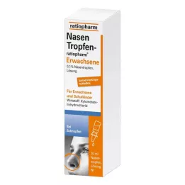 NASENTROPFEN-ratiopharm Volwassene Conserveermiddelvrij, 10 ml