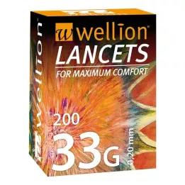 WELLION Lancetten 33 G, 200 stuks