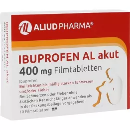 IBUPROFEN AL Acute 400 mg film -gecoate tabletten, 10 st