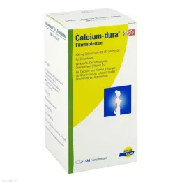 CALCIUM DURA Vit D3 filmomhulde tabletten, 120 stuks