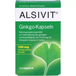 GINKGO 100 mg Alsivit-capsules, 30 stuks