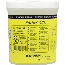 Medibox-verwijderingscontainer 0.7 L, 1 st