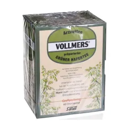 Vollmers filterzakjes met groene haverthee, 40 stuks
