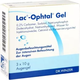Lac Ophtalgel, 3x10 g