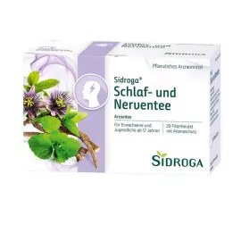 SIDROGA Slaap- en zenuwtheefilterzakjes, 20X2.0 g
