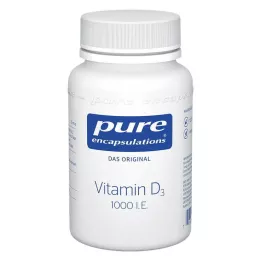 PURE ENCAPSULATIONS Vitamine D3 1000 I.E. capsules, 120 stuks
