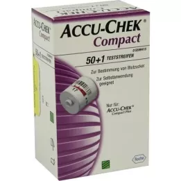 Accu Chek Compacte bloedsuikerstrook, 50 st