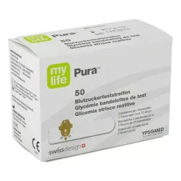 MYLIFE Pura bloedsuikerteststrips, 50 stuks